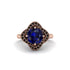 Sapphire Floral Infinity Engagement Ring - Brinley No. 44 image 3