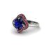 Sapphire Floral Infinity Engagement Ring - Brinley No. 60 image 1