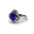 Sapphire Floral Infinity Engagement Ring - Brinley No. 15 image 1