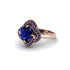 Sapphire Floral Infinity Engagement Ring - Brinley No. 74 image 1