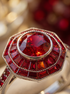 Ruby Radiant Majesty Engagement Ring - Francesca No. 57