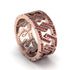 Ruby Geometric Elegance Gold Wedding Ring - Darby No. 11 image 2