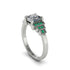 Diamond Geometric Princess Cut Engagement Ring - Thea No. 18 image 2