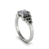 Diamond Geometric Princess Cut Engagement Ring - Thea No. 33 image 2