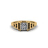 Diamond Geometric Princess Cut Engagement Ring - Thea No. 31 image 1