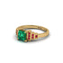 Emerald Geometric Princess Cut Engagement Ring - Thea No. 49 image 3