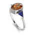 Geometrical Bezel Brown Diamond Ring - Trinity No. 1115 image 2