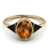 Geometrical Bezel Brown Diamond Ring - Trinity No. 1107 image 3