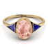 Geometrical Bezel Morganite Ring - Trinity No. 913 image 3