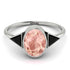 Geometrical Bezel Morganite Ring - Trinity No. 909 image 3