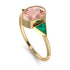 Geometrical Bezel Morganite Ring - Trinity No. 904 image 2