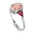 Geometrical Bezel Morganite Ring - Trinity No. 912 image 2