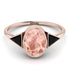 Geometrical Bezel Morganite Ring - Trinity No. 908 image 3