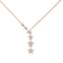 Gold Starry Night Necklace With Diamond - Blair No. 2 image 1