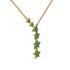 Gold Starry Night Necklace With Emerald - Blair No. 4 image 2