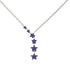 Gold Starry Night Necklace With Sapphire - Blair No. 15 image 1