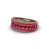 Ruby Golden Harmony Wedding Ring - Ainsley No. 11 image 2