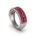 Ruby Golden Harmony Wedding Ring - Ainsley No. 12 image 1