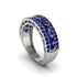 Sapphire Golden Harmony Wedding Ring - Ainsley No. 15 image 1