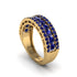 Sapphire Golden Harmony Wedding Ring - Ainsley No. 13 image 1