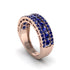 Sapphire Golden Harmony Wedding Ring - Ainsley No. 14 image 1