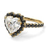Halo Heart Diamond Pave Engagement Ring - Gail No. 31 image 4