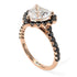Halo Heart Diamond Pave Engagement Ring - Gail No. 32 image 2