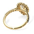Halo Pear Diamond Pave Engagement Ring - Ingrid No. 31 image 2