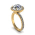 Round Cut Diamond Halo Engagement Ring - Charleigh No. 1 image 7