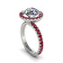 Round Cut Diamond Halo Engagement Ring - Charleigh No. 48 image 1