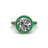 Round Cut Diamond Halo Engagement Ring - Charleigh No. 16 image 2