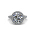 Round Cut Diamond Halo Engagement Ring - Charleigh No. 3 image 8