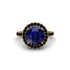 Round Cut Sapphire Halo Engagement Ring - Charleigh No. 43 image 2