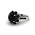 Black Diamond Halo Sunburst Engagement Ring - Winter No. 39 image 1