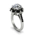 Diamond Halo Sunburst Engagement Ring - Winter No. 33 image 2