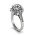 Diamond Halo Sunburst Engagement Ring - Winter No. 3 image 2