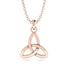 Handcrafted Luxury Gold Celtic Knot Pendant - Freya No. 2 image 1