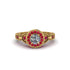 Diamond Double Halo Handmade Engagement Ring - Gracelyn No. 46 image 2