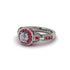 Diamond Double Halo Handmade Engagement Ring - Gracelyn No. 48 image 3