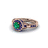Emerald Double Halo Handmade Engagement Ring - Gracelyn No. 65 image 3