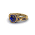 Sapphire Double Halo Handmade Engagement Ring - Gracelyn No. 73 image 3
