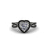 Heart's Diamond Embrace Engagement Ring - Alison No. 33 image 1