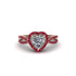 Heart's Diamond Embrace Engagement Ring - Alison No. 47 image 1