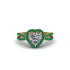 Heart's Diamond Embrace Engagement Ring - Alison No. 16 image 1
