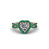 Heart's Diamond Embrace Engagement Ring - Alison No. 17 image 1