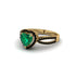 Heart's Emerald Embrace Engagement Ring - Alison No. 34 image 3