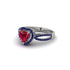 Heart's Ruby Embrace Engagement Ring - Alison No. 72 image 2