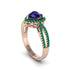 Heart's Sapphire Embrace Engagement Ring - Alison No. 29 image 2