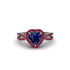 Heart's Sapphire Embrace Engagement Ring - Alison No. 60 image 1