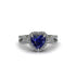Heart's Sapphire Embrace Engagement Ring - Alison No. 15 image 1